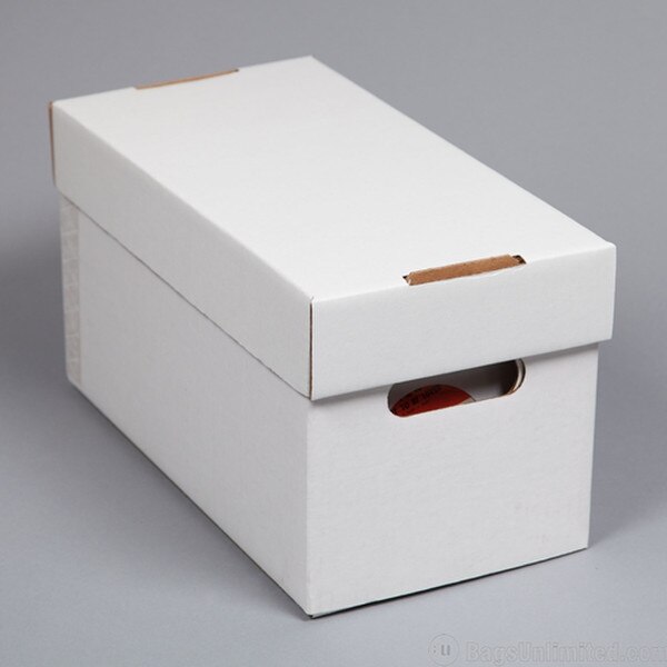 45rpm Record White Corrugated Cardb